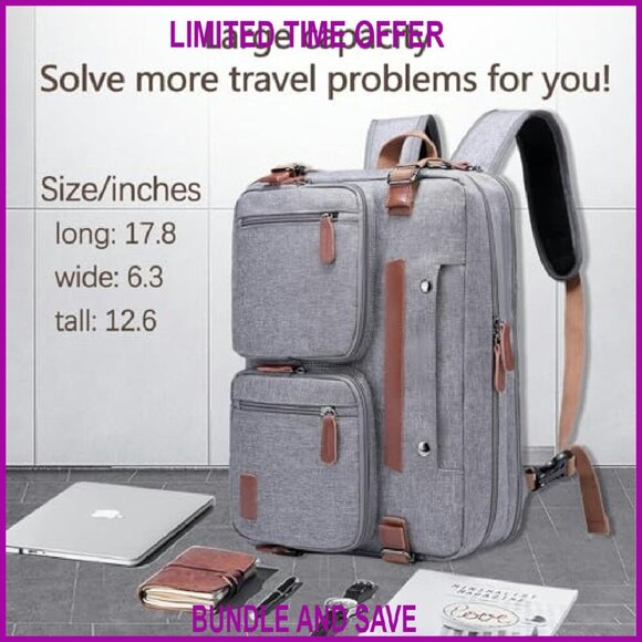 Multifunctional Laptop Backpack for 17.3-Inch Business Travel main image 8